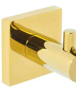 Vešiaky a háčiky na stenu Háčik Nero Gold zlatá lesk CKG-7801 84