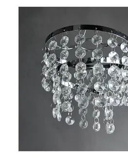 Lampy  Náhradné tienidlo pre stropné svietidlo RIM E14 lesklý chróm/číre 5901780574185