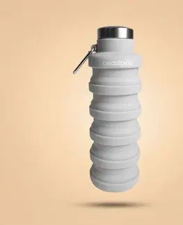 Športové fľaše BeastPink Foldable Bottle Grey 500 ml