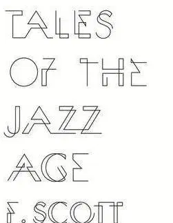 Cudzojazyčná literatúra Tales of the Jazz Age - Francis Scott Fitzgerald