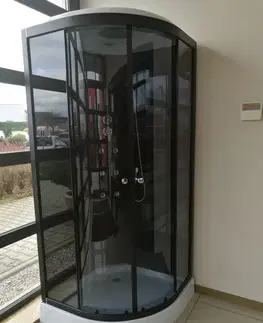 Sprchovacie kúty KERRA - Kabína s hydromasážou Oviedo 90 5907548108791