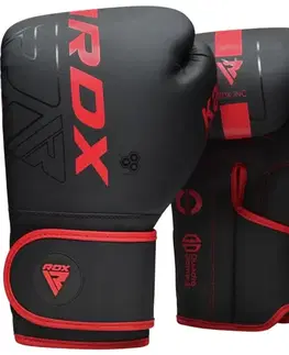 Bojové športy RDX Boxerské rukavice F6 Kara Red  16 OZ