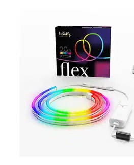 Vianočné osvetlenie Svetelný pás Twinkly Flex 200 ks TWFL200STW-WEU