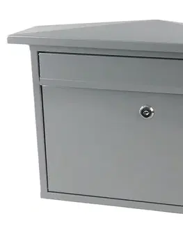 Bytové doplnky (ostatné) MAKRO - Poštová schránka - strieborná