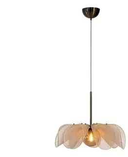 Svietidlá Markslöjd 108659 - Luster na lanku STYRKA 1xE27/40W/230V pr. 63 cm béžová 108659