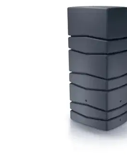 Lieviky Kinekus Sud na dažďovú vodu AQUA TOWER 650L, antracit +ventil