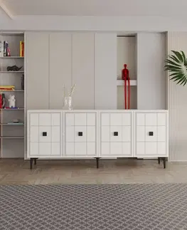 Komody Konzolový stolík Yuka 150 - White