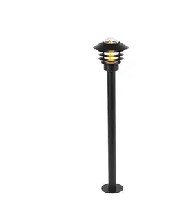 Zahradne stlpove lampy Moderné vonkajšie svietidlo čierne 100 cm IP44 - Prato