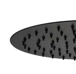 Sprchy a sprchové panely HOPA - Okrúhla hlavová sprcha BLACK BAASHE2525BK