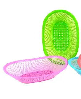 Košíky na potraviny MAKRO - Košík 31,5x21,5x7,5cm plast rôzne farby