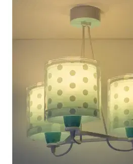 Svietidlá Dalber 41007H - Detský luster DOTS 3xE27/60W/230V 41007H