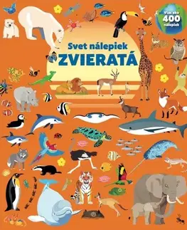 Nalepovačky, vystrihovačky, skladačky Svet nálepiek: Zvieratá
