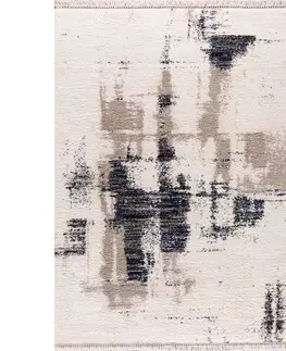 Koberce Koberec Boho krémová/modrá 200x290cm