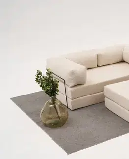 Sedacie súpravy Rohová sedacia súprava / Rohová pohovka Comfort Mini - Cream