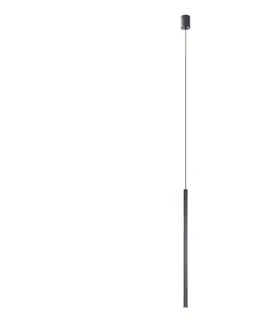 Svietidlá Redo 01-3861 - Závesný LED luster NIKOS, LED 8 W, 230 V, CRI 90, priemer 6 cm, čierny 01-3861
