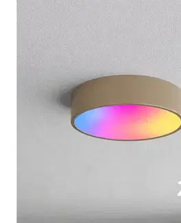 Svietidlá BRILAGI - LED RGBW stmievateľné stropné svietidlo CLARE 2xE27/12W/230V béžová BG1587+2xAI0819
