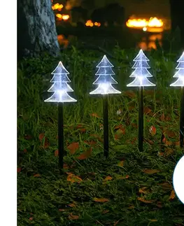 Vianočné dekorácie  B.V.  - LED Solárne vianočné svietidlo LED/0,054W/1,2V 1m IP65 studená biela B10201Q8H