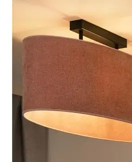 Svietidlá  - Prisadený luster OVAL 2xE27/15W/230V ružová 604475