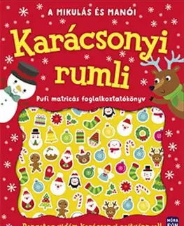 Nalepovačky, vystrihovačky, skladačky A Mikulás és manói - Karácsonyi rumli