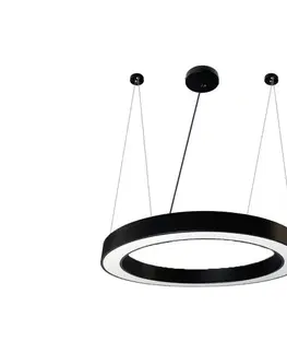 Svietidlá  LED Luster na lanku LED/50W/230V 4000K pr. 100 cm čierna LCL7423-H