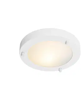 Stropné osvetlenie Moderné stropné svietidlo biele 18 cm IP44 - Yuma
