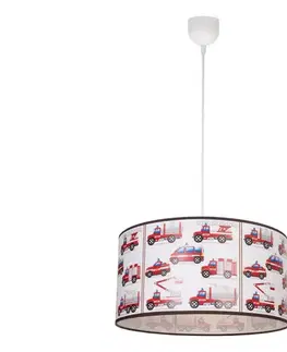 Svietidlá  Detský luster KIDS ROOM 1xE27/60W/230V pr. 40 cm hasiči H0969