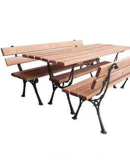 Záhradné zostavy Záhradný komplet Kowal teak