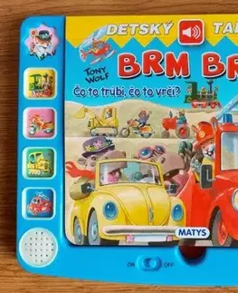 Zvukové knihy Detský tablet: Brm brm - Tony Wolf