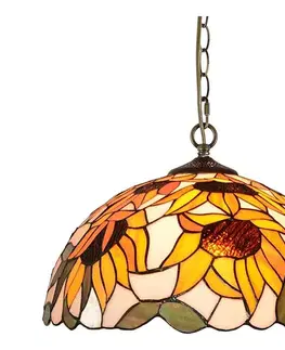 Svietidlá Prezent  - Luster na reťazi TIFFANY 2xE27/60W/230V 