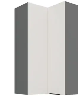 Kuchynské skrinky visiace Kuchynská skrinka Aria-Wh/Ant Anti Fingerprint 60x60 Gn-108 2f (90°)
