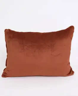 Dekoračné obliečky MKLozkoviny.sk Obliečka na vankúš mikroplyš 50 × 70 cm – Laura terakota-  -