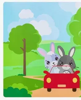 Obrusy Kinekus Prestieranie detské na stôl 30x40 Betty a Bunny mix