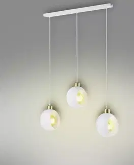 Lampy nad stôl do jedálne Luster Cyklop 2743 White Lw3