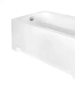 Vane BESCO - Obdĺžniková vaňa ARIA / ARIA PLUS - Madla - Nie, Nožičky k vani - S nožičkami, Rozmer vane - 170 × 70 cm VANARIA170 + OLVPINOZ