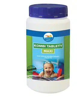 Chlór do bazénov Tablety kombi MAXI 1kg