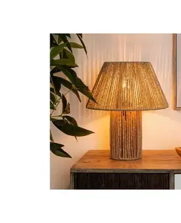 Lampy Atmosphera - Stolná lampa ADRIA 1xE27/40W/230V juta 195360
