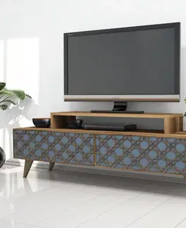 TV stolíky TV stolík City - Walnut, Chalcedony