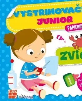 Nalepovačky, vystrihovačky, skladačky Vystrihovačky junior: Zvieratká - Kolektív autorov