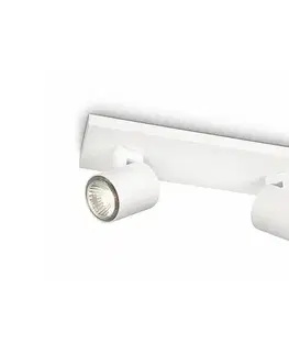 Svietidlá Philips 53092/31/12 - Bodové svietidlo RUNNER 2xGU10/20W/230V biela 53092/31/12