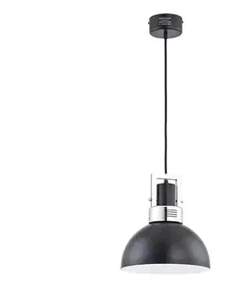 Svietidlá  Luster na lanku MEGEN 1xE27/15W/230V čierna 60329