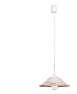 Svietidlá Rabalux 3955 - Luster ALABASTRO 1xE27/60W/230V