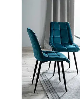 Jedálenské zostavy Jedálenská stolička CHIC VELVET Signal
