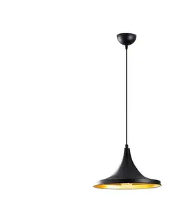 Svietidlá  Luster na lanku BERCESTE 1xE27/40W/230V čierna 521SHN3149