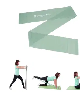 Ostatné fitness náradie Posilňovacia guma inSPORTline Clingy 170cm/3kg mint