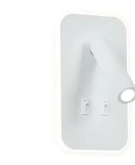 Svietidlá Eurolamp LED Nástenné bodové svietidlo IRIS LED/14W/230V 3000K biela 145-22052
