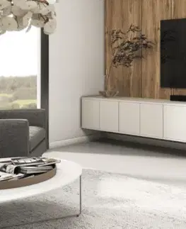 TV stolíky ArtPK Závesný TV stolík BIANCO | 350 cm