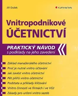Dane, účtovníctvo Vnitropodnikové účetnictví - Jiří Dušek