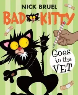 Rozprávky Bad Kitty Goes to the Vet (paperback black-and-white edition) - Nick Bruel,Nick Bruel