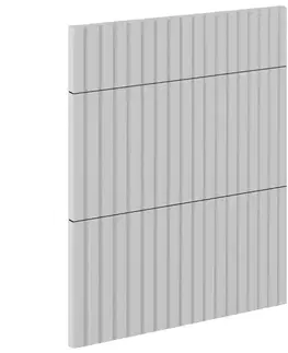 Kuchynské skrinky Čelo skrinky Luxeo F14-D60S3-AX ryfla white