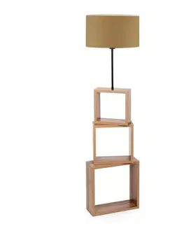 Stojacie lampy Drevená stojacia lampa AYD - 2902